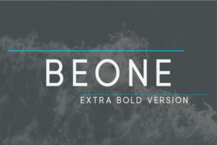 Beone Extra Bold: A Modern Typeface for Campaigns