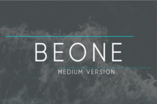 Beone Medium Typeface for Modern Branding