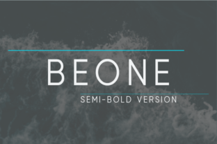 Beone Semi-Bold: A Modern Typeface for Editorial Design