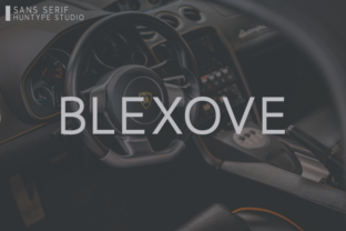 Blexove: The Elegant Sans Serif Font for Crafters