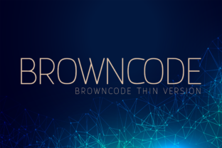Browncode Thin Typeface for Elegant Campaigns