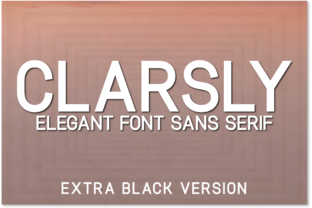 Clarsly Extra Black Font for Bold Maker Branding
