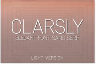 Clarsly Light: A Modern Sans Serif Font for Makers