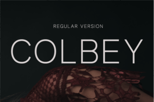 Colbey Regular: A Modern Typeface for Clean Branding