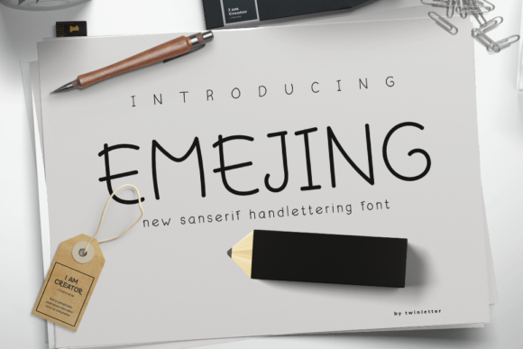Emejing: The Premium Sans Serif Typeface for Modern Brands