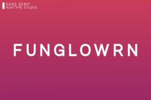 Funglowrn: A Bold Sans Serif Font for Modern Branding