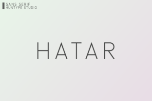 Hatar Typeface for Bold Campaign Visuals