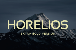 Horelios Extra Bold Typeface for Modern Branding