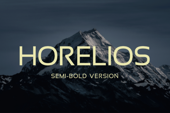 Horelios Semi-Bold: The Typeface for Clear Campaigns