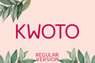 Kwoto Regular: The Sans Serif Font for Clear Campaigns
