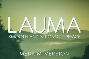 Lauma Medium: A Friendly Sans Serif Typeface for Web Design
