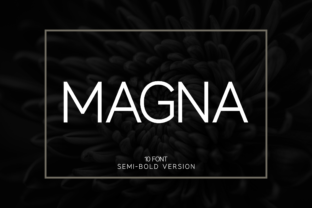 Magna Semi Bold: A Modern Typeface for Makers