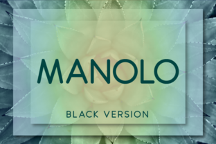 Manolo Black: A Modern Sans Serif Font for Web Design
