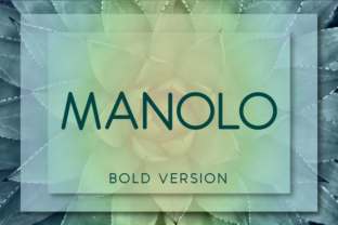 Manolo Bold Typeface for Makers