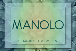 Manolo Semi-Bold Font for Web Design