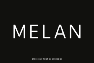 Melan: A Distinct Sans Serif Font for Modern Web Design