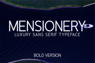 Mensionery Bold Typeface for Campaign Design