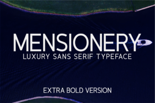 Mensionery Extra Bold: A Timeless Typeface for Modern Editors