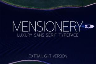 Mensionery Extra Light Typeface Review