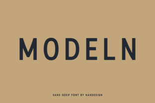 Modeln: A Friendly Sans Serif Font for Makers
