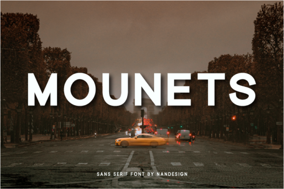 Mounets: A Clean Sans Serif Font for Digital Campaigns