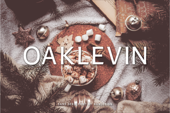 Oaklevin: A Simple Sans Serif Font for Crafters