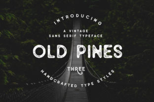 Old Pines: A Vintage Sans Serif Font for Web Design