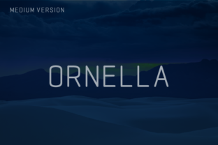 Ornella Medium Typeface for Editorial Design