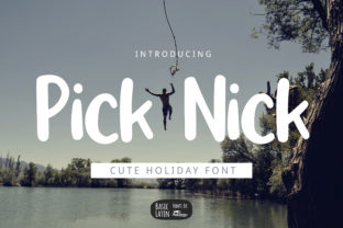 Pick Nick: A Playful Sans Serif Font for Makers