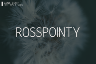Rosspointy Font for Clean Handmade Branding