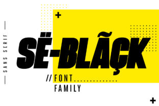SeBlack Typeface for Modern Editorial Design