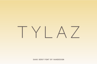 Tylaz: The Sophisticated Sans Serif Font for Crafters
