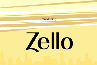 Zello Typeface: Clean Sans Serif for Modern Branding